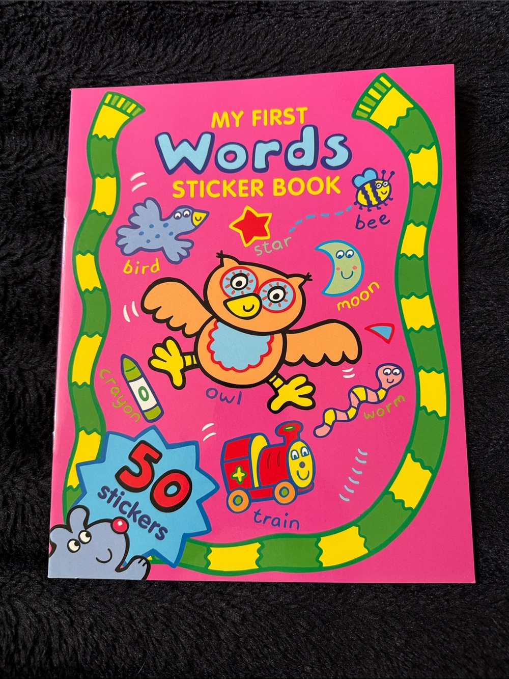 New Vintage My First Words Sticker Book